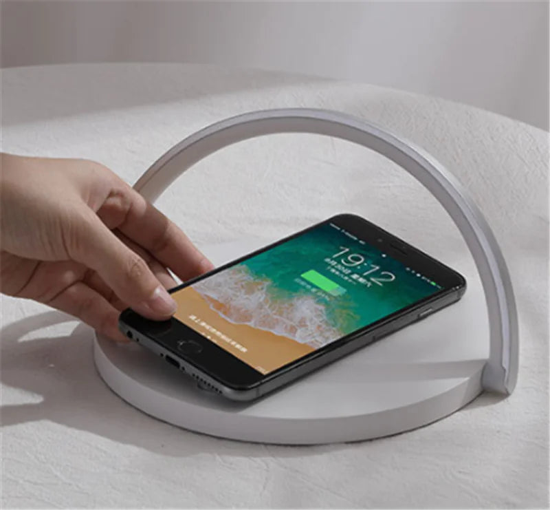 Rainbow LED Wireless Charging Phone Holder